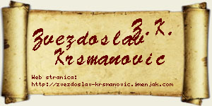 Zvezdoslav Krsmanović vizit kartica